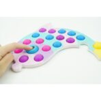 Jucarie senzoriala antistres, Simple Dimple, Delfin, Multicolor - imagine 5