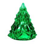 Lampa de Veghe, Embo, Model IceBerg, Lumina Rece, cu Baterii, Verde, 6.5x8 cm