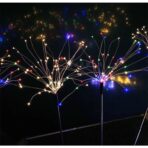 Lampa solara sub forma de artificii, 90 LED-uri, multicolor, Embo - imagine 2