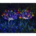 Lampa solara sub forma de artificii, 90 LED-uri, multicolor, Embo - imagine 3