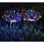 Lampa solara sub forma de artificii, 90 LED-uri, multicolor, Embo - imagine 4