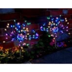 Lampa solara sub forma de artificii, 90 LED-uri, multicolor, Embo - imagine 5