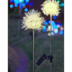 Lampa solara sub forma de Papadie,  alb cald, Embo - imagine 4