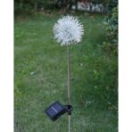 Lampa solara sub forma de Papadie,  alb cald, Embo - imagine 5