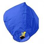 Lampion zburator, Embo, hartie biodegradabila, Albastru