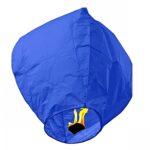 Lampion zburator, Embo, hartie biodegradabila, Albastru