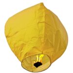 Lampion zburator, Embo, hartie biodegradabila, Galben