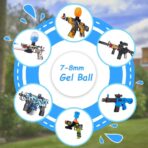 Munitie, Embo, 20.000 Bile Gel pentru pistoale de jucarie Gel Blaster 10.5x8 mm, Albastru - imagine 4