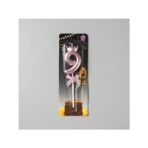 Lumanare Cifra 9, Embo, Model Coroana cu Fundita, Pentru Tort, 6 x 2.5 cm Mov - imagine 4