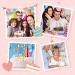 Lumanare de Tort, Embo, Model Cifra 2, Party, 4.5 x 2.5 cm, din Parafina, Argintiu - imagine 3