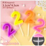 Lumanare Tort, cifra 2, Embo, Culoare Random