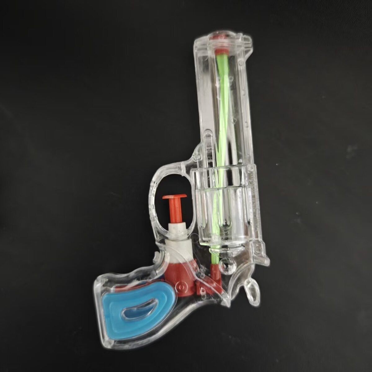 Pistol cu Apa, Embo, pentru Copii, din Plastic, 16 x 5 x 2 cm, Transparent/Albastru - imagine 3