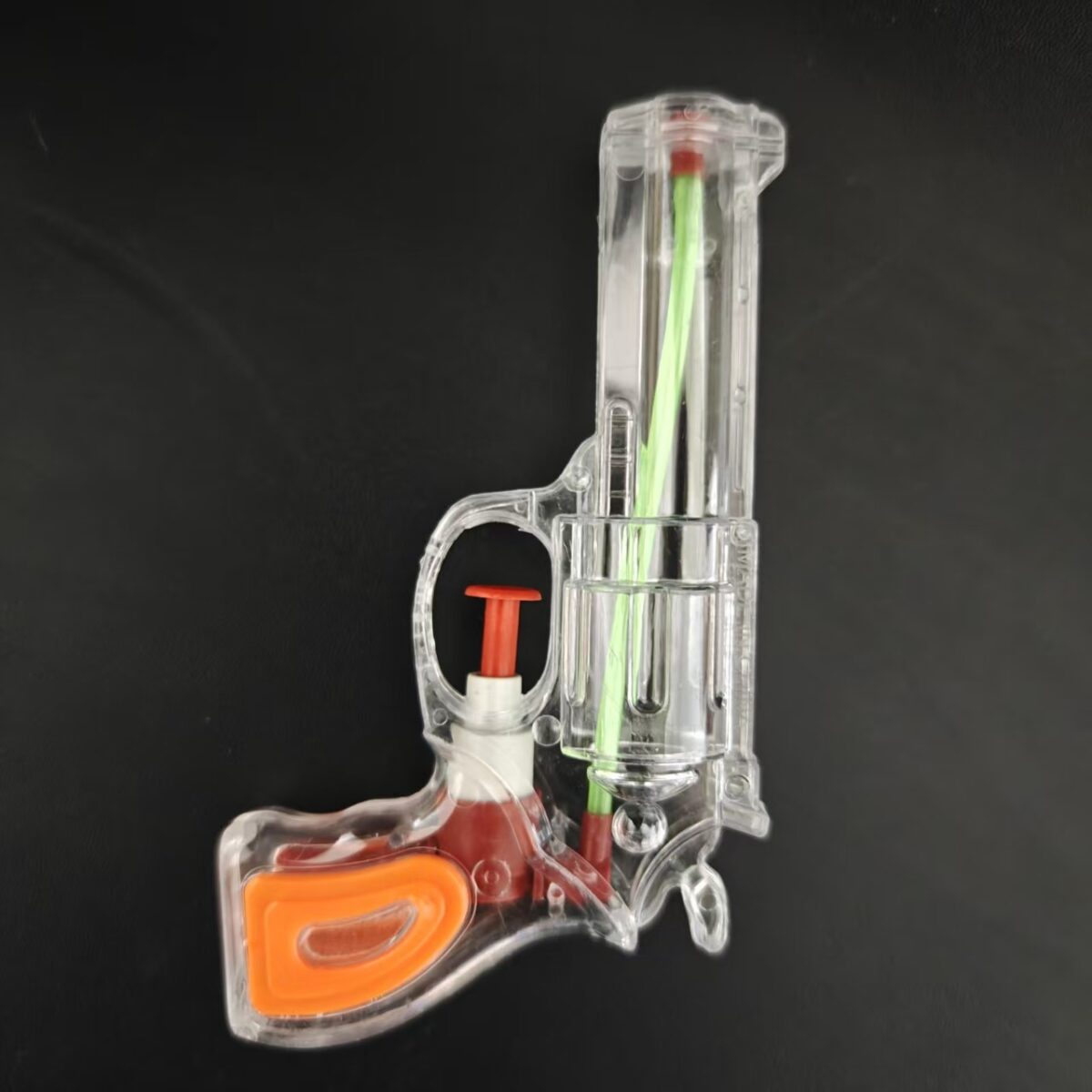 Pistol cu Apa, Embo, pentru Copii, din Plastic, 16 x 5 x 2 cm, Transparent/Portocaliu - imagine 5