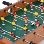 Masa de fotbal cu teren si 18 jucatori Embo, cu tablou pentru scor, din metal, lemn si ABS, 50 x 25 x 15.5 cm, pentru copii - imagine 5
