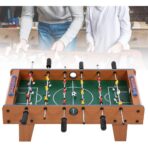 Masa de fotbal cu teren si 18 jucatori Embo, cu tablou pentru scor, din metal, lemn si ABS, 50 x 25 x 15.5 cm, pentru copii - imagine 7