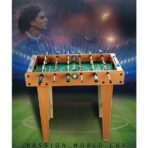 Masa de fotbal cu teren si 18 jucatori Embo, cu tablou pentru scor, din metal, lemn si ABS, cu Picioare, 69 x 34 x 65 cm, pentru copii si adulti - imagine 2
