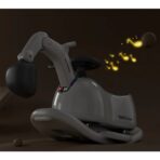 Masina 3 in 1, Embo, 1-3 Ani, Tip Excavator/Balansoar/Masina Yo Yo, din Plastic, 4 Roti Silentioase, 71.5 x 34 x 39 cm, Alb - imagine 3