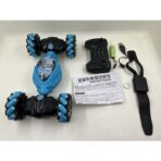 Masinuta pentru copii controlabila prin gesturi si telecomanda,  Embo, cu efecte de lumini si muzica, Albastru - imagine 4