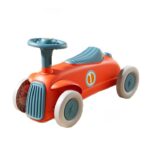 Masinuta Ride-On Embo, cu Sistem Anti-Rasturnare, Claxon pe Volan, 1-6 Ani, 60 x 28 x 34 cm, Rosu-Albastru
