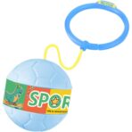 Minge pentru Sarit, Embo, Tip Coarda Hula Hoop, Cerc 12 cm, Coarda 52 cm, Minge 12 x 11 cm, Functie Iluminat, 4-6 Ani, Plastic, Albastru - imagine 6