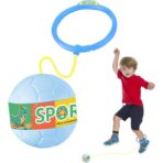 Minge pentru Sarit, Embo, Tip Coarda Hula Hoop, Cerc 12 cm, Coarda 52 cm, Minge 12 x 11 cm, Functie Iluminat, 4-6 Ani, Plastic, Albastru - imagine 8