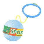Minge pentru Sarit, Embo, Tip Coarda Hula Hoop, Cerc 12 cm, Coarda 52 cm, Minge 12 x 11 cm, Functie Iluminat, 4-6 Ani, Plastic, Albastru