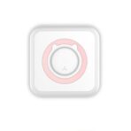 Mini Imprimanta Foto Portabila, Embo, 5 Role de Hartie Termica, 5 Role Autocolante, 3 Role Colorate, Pixuri, Incarcare USB, Model Pisica, Alb Roz - imagine 5