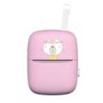 Mini Imprimanta Foto Portabila, Embo, Incarcare USB, Bluetooth, Model Pisica, Print Alb-Negru, Roz