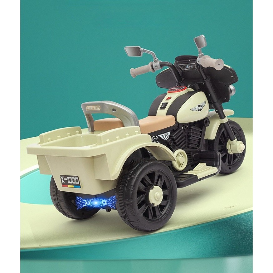 motocicleta-electrica-flippy-cu-acumulator-cu-sistem-anti-rasturnare-sistem-de-lumini-si-muzica-cuti-65cb33f73ad74.jpg Motocicleta Electrica Embo, cu Acumulator, cu Sistem Anti-Rasturnare, Sistem de Lumini si Muzica, Cutie de Depozitare, 1-8 Ani, 93 x 43 x 58 cm, Alb - Bej - imagine 3