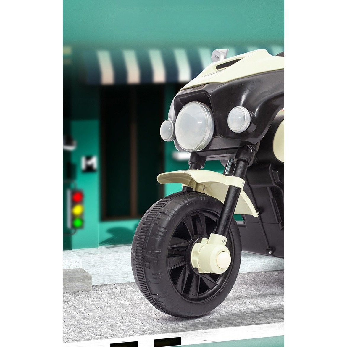 motocicleta-electrica-flippy-cu-acumulator-cu-sistem-anti-rasturnare-sistem-de-lumini-si-muzica-cuti-65cb33f790ba2.jpg Motocicleta Electrica Embo, cu Acumulator, cu Sistem Anti-Rasturnare, Sistem de Lumini si Muzica, Cutie de Depozitare, 1-8 Ani, 93 x 43 x 58 cm, Alb - Bej - imagine 8