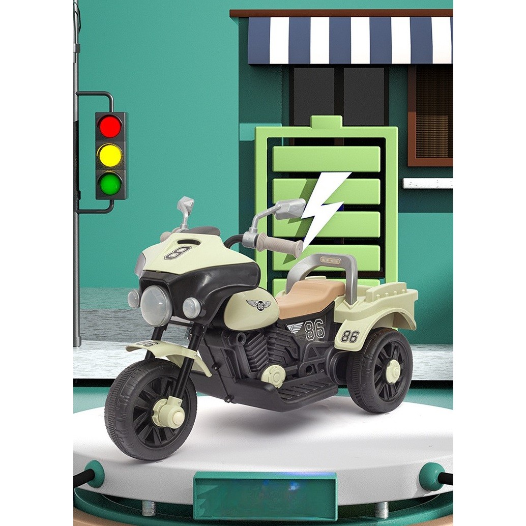 motocicleta-electrica-flippy-cu-acumulator-cu-sistem-anti-rasturnare-sistem-de-lumini-si-muzica-cuti-65cb33f809910.jpg Motocicleta Electrica Embo, cu Acumulator, cu Sistem Anti-Rasturnare, Sistem de Lumini si Muzica, Cutie de Depozitare, 1-8 Ani, 93 x 43 x 58 cm, Alb - Bej - imagine 14
