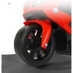 Motocicleta Electrica Embo, cu Acumulator, cu Sistem Anti-Rasturnare, Sistem de Lumini si Sunet, 1-4 Ani, 42 x 68 x 36 cm, Rosu - imagine 4