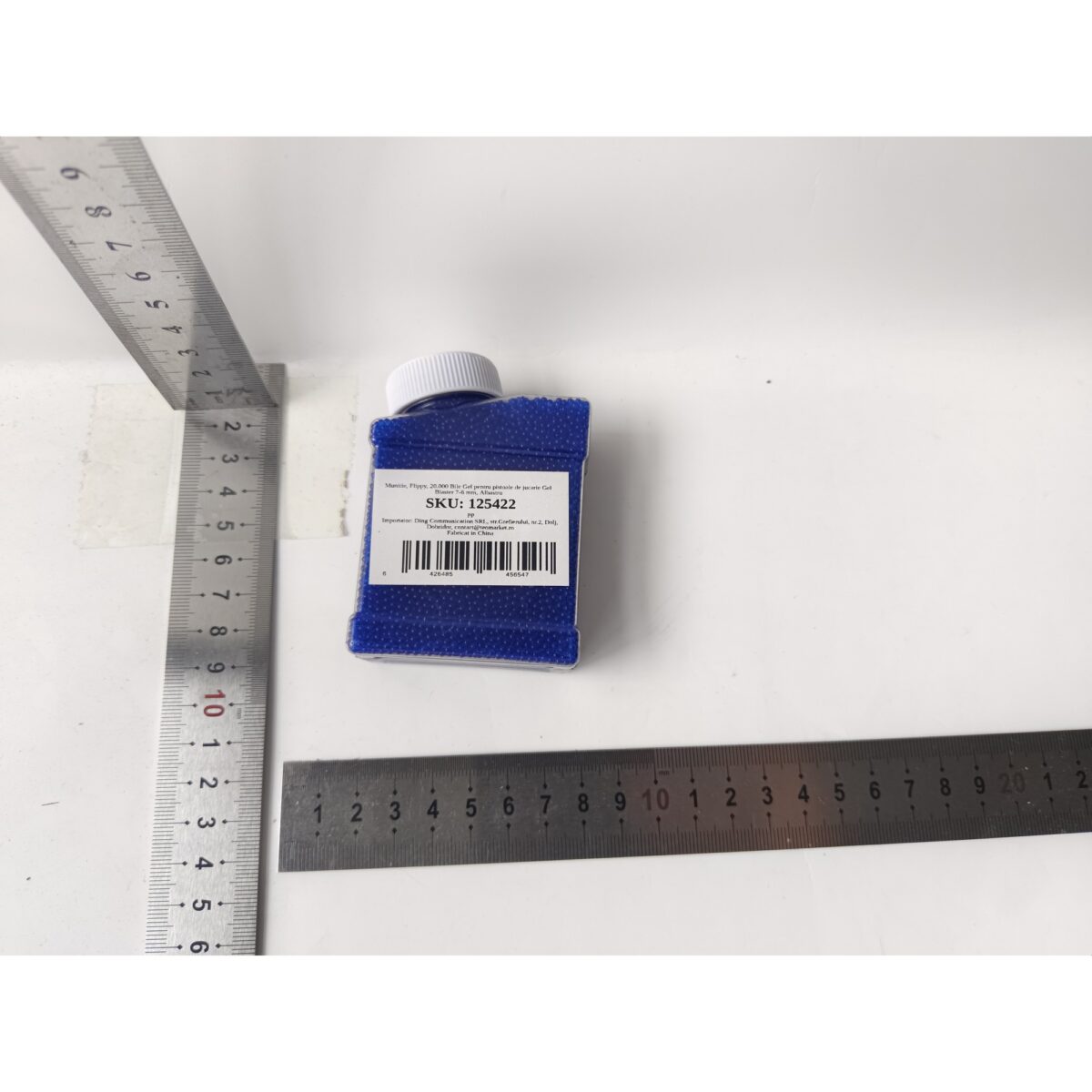 Munitie, Embo, 20.000 Bile Gel pentru pistoale de jucarie Gel Blaster 7x6 cm, Albastru - imagine 8