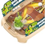 Joc de Masa Interactiv Dino Marbles pentru Copii, Embo, 4 Mingi, Tabela Scor, 40.7x27x14 cm, Maro - imagine 4