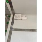 Unghiera Electrica, Embo, Aparat de Tuns Unghiile pentru Copii si Adulti, Portabila cu 2 Baterii AA, Zgomot redus 50 db, 7.4 x 7.3 x 3 cm, Alb Negru - imagine 2