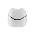 Unghiera Electrica, Embo, Aparat de Tuns Unghiile pentru Copii si Adulti, Portabila cu 2 Baterii AA, Zgomot redus 50 db, 7.4 x 7.3 x 3 cm, Alb Negru