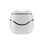 Unghiera Electrica, Embo, Aparat de Tuns Unghiile pentru Copii si Adulti, Portabila cu 2 Baterii AA, Zgomot redus 50 db, 7.4 x 7.3 x 3 cm, Alb Negru