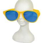Ochelari Deghizare, Embo, Marime Exagerata, din Plastic, 26 x 9 cm, Galben