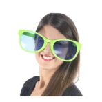 Ochelari Deghizare, Embo, Marime Exagerata, din Plastic, 26 x 9 cm, Verde - imagine 2