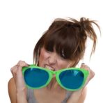 Ochelari Deghizare, Embo, Marime Exagerata, din Plastic, 26 x 9 cm, Verde - imagine 3