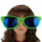 Ochelari Deghizare, Embo, Marime Exagerata, din Plastic, 26 x 9 cm, Verde