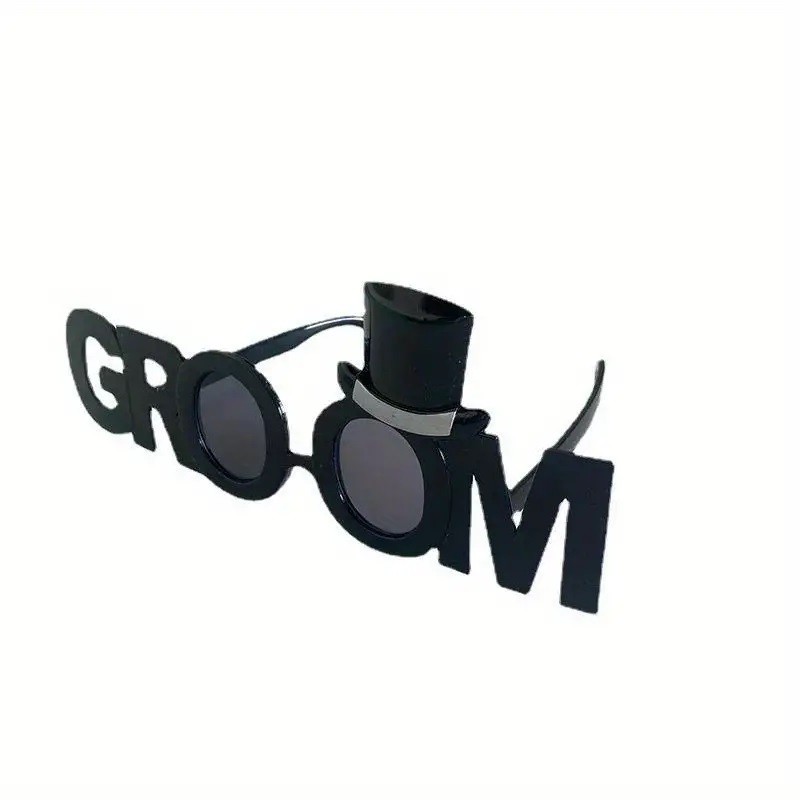 ochelari-groom-66ebc6931ab34.jpg Ochelarii Decorativi, Embo, Tema Nunta, Model Groom (Ginere), din Plastic, Negru - imagine 2
