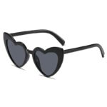 Ochelari in Forma de Inima, Embo, pentru Petrecerea Burlacitelor, Tematica Nunta, Protectie Soare, 14.7x4.9x14.2 cm, Negru