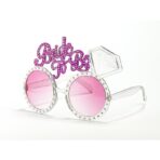 Ochelarii Decorativi, Embo, Tema Nunta, Model Bride to Be, din Plastic, Roz - imagine 5