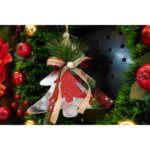 Ornament brad, Embo, Brad, Argintiu, Lucios, 14*15CM, Acril, Interior/ Exterior