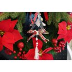 Ornament brad, Embo, Brad, Argintiu, Lucios, 14*26CM, Acril, Interior/ Exterior