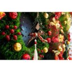 Ornament brad, Embo, Brad, Argintiu, Lucios, 14*26CM, Acril, Interior/ Exterior - imagine 5