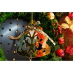 Ornament brad, Embo, Brad, Auriu, Lucios, 15*28CM, Acril, Interior/ Exterior - imagine 3