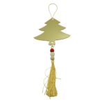 Ornament brad, Embo, Brad, Auriu, Lucios, 8*25CM, Acril, Interior/ Exterior