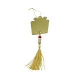 Ornament brad, Embo, Cadou, Auriu, Lucios, 8*25CM, Acril, Interior/ Exterior - imagine 4